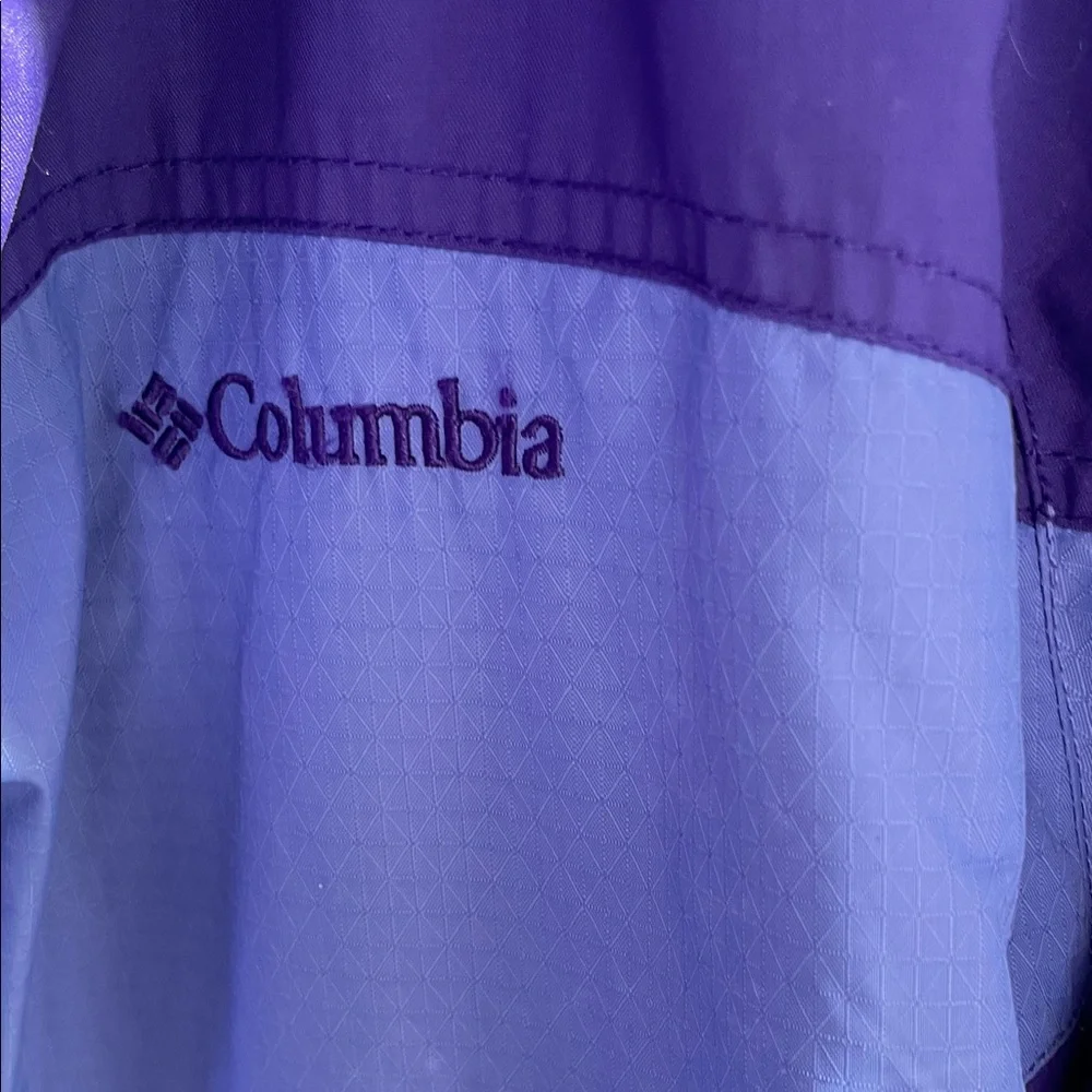 Columbia Kids Two-Tone Purple Raincoat - Picture 3 of 10